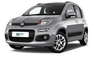 Nuova fiat panda disponibile per il noleggio all'aeroporto di elmas e cagliari, presso af motors rent